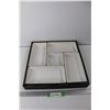 Image 1 : Roscher Serving Carrying Tray- 15.5'' x 15.5'' w/ (5) Small Interlockable Dishes