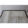 Image 3 : Roscher Serving Carrying Tray- 15.5'' x 15.5'' w/ (5) Small Interlockable Dishes