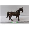 Image 1 : Bronze Horse Cast Figurine - 10" x 12"