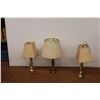 Image 1 : * (3) End Table Lamps - as is