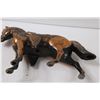 Image 5 : Brass Cast Metal Horse Figurine - 11" x 8"