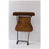 Image 5 : Wood & Metal Miniature Folding Chair - 16" x 9" - Unfolded