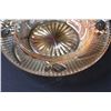 Image 2 : Marigold Carnival Glass Dish - Iris and Herringbone Pattern - 6"