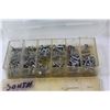 Image 2 : Hardware Lot: Assorted Screws, Nuts, Misc. in Storage Containers