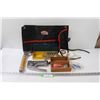 Image 1 : Socket Set in Case, Jobmate Organizer, (2) Staple Guns, Drill Bits - Assorted, (2) Timers, as is, Mi