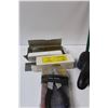 Image 2 : (2) Package of 'L' Cleat Nails, (2) Down Spout Supports, Bicycle Seat, 12v Plug in Light - as is, Mi