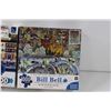 Image 3 : (2) Puzzles: Winter Scene & City Street - as is