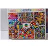 Image 2 : (2) Puzzles: 8-in-1 Colorful & Carousel Horses