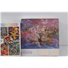 Image 3 : (2) Puzzles: 8-in-1 Colorful & Carousel Horses