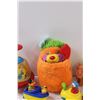Image 3 : (6) Retro Children's Toys: Fisher Price, Top, Popples, Sesame Street, Misc.