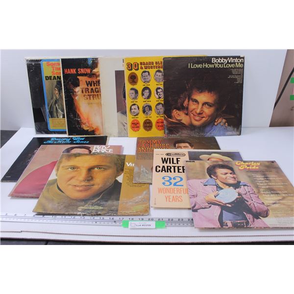 (11) Records: Hank Snow, Ray Price, Charley Pride, Wilf Carter, Western, Misc.