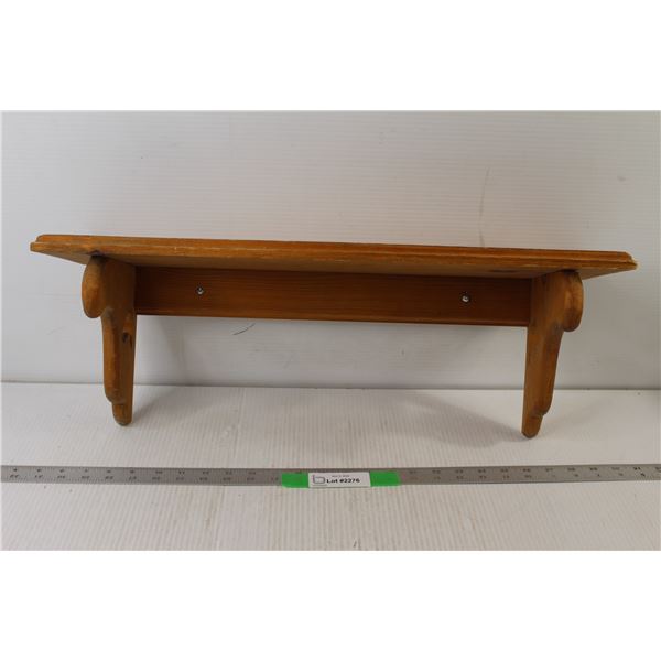 Wooden Shelf - 23" x 7" x 11"