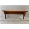 Image 1 : Wooden Shelf - 23" x 7" x 11"