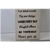Image 4 : House Rules Canvas Plaque - 11 1/2" x 36"