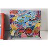 Image 4 : 1000pc Underwater Dogs Puzzle - 27" x 20", 1000pc Coral Reef Puzzle - 23" x 23" All As Is