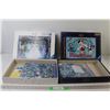 Image 1 : (2) 1000pc Disney Puzzles - 19 1/2" x 27 1/2" All As Is
