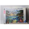 Image 2 : 1000pc Dolphin Puzzle - 19 1/2" x 27 1/2", 1000pc Storybook Puzzle - 19 1/2" x 27 1/2" All As Is