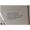 Image 2 : Paracelsus Quote Framed - 20 1/2" x 28"