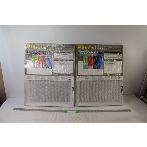 (2) Filtrete Basic Dust Filters - 16" x 20" x 1"