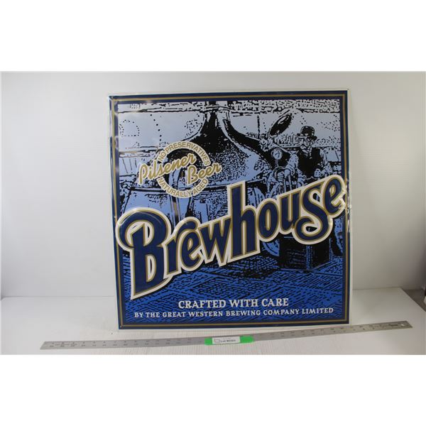 Pilsener Beer Brewhouse Sign - 23 1/2" x 23 1/2"