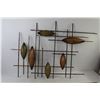 Image 2 : (2) Metal Wall Decorations - Approx 32" x 24"