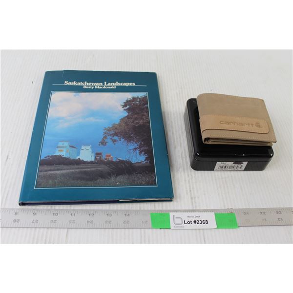 Carhartt Wallet, Saskatchewan Landscapes Book