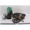 Image 1 : Vintage Cordovox Amp Volume Control Pedal w/ Manual, Power Bar, & Assorted Cables & Wiring - Some We