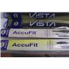 Image 3 : (2) Vista All Season Beam Wiper Blades, (2) AccuFit Wiper Blades, Reflex Rear Wiper Blade, & Motomas