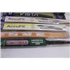 Image 4 : (2) Vista All Season Beam Wiper Blades, (2) AccuFit Wiper Blades, Reflex Rear Wiper Blade, & Motomas