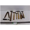 Image 1 : (2) Metal Files, Tack Hammer, (2) Ball Point Hammers, (2) Welding Hammers, Snap On Brake Spring Tool