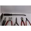 Image 5 : Assorted Pliers, Cutters, Electrical Cutters, & Flathead Tool