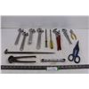 Image 1 : Rolling Head Pry Bar, (4) Crescent Wrenches, Assorted Pliers, Misc.