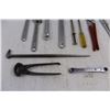 Image 2 : Rolling Head Pry Bar, (4) Crescent Wrenches, Assorted Pliers, Misc.