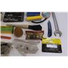 Image 3 : Rolling Head Pry Bar, Flat Head Pry Bar, Assorted Blades, Assorted Knives, Assorted Wrenches, Set of