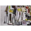 Image 2 : Assorted Tools & Hardware: Bits, Sockets, Flashlights, Lighters, Screwdrivers, Nut Drivers, Misc.