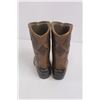 Image 3 : (2) Pairs of Ceramic Cowboy Boots 7.5"