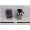 Image 1 : Hot & Cold Vacuum Flask 1.5L & Hanging Tea Light Holder