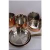 Image 3 : Stainless Steel Pots & Pans Set: (4) Pots w/ Lids, (4) Pans