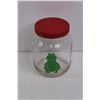 Image 4 : Round Glass Cookie Jar w/Lid 5.5"x10", Round Glass Candy Jar w/Lid 4.5"x5.5", & Round Glass Frog Jar