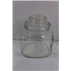Image 2 : Round Glass Jar w/Lid 4"x3", Rectangular Glass Jar w/Lid, & Rectangular Glass Jar w/Cork Lid