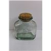 Image 3 : Round Glass Jar w/Lid 4"x3", Rectangular Glass Jar w/Lid, & Rectangular Glass Jar w/Cork Lid