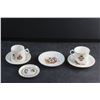 Image 1 : (6) Ceramic Windsor Tea Cups & Saucers - Queen Elizabeth II, Princess Diana, Prince Charles
