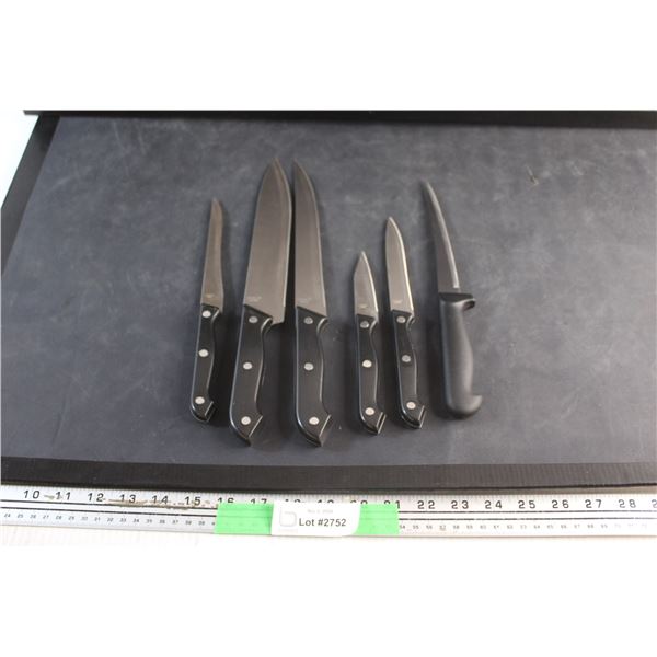(6) Stainless Kuchen-Messer Kitchen Knives