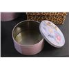 Image 8 : AccuChef Digital Kitchen Scale - Tested, (3) Storage Tins and (3) Leopard Pattern Storage Boxes