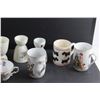 Image 2 : (5) Ceramic Egg Holders, (3) Mugs and (2) Tea Cups