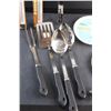 Image 5 : Kitchenware - Spatula, Ladle and Potato Masher, (2) X-Treme Edge Knives, Serving Trays and Hanging P