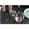 Image 6 : Kitchenware - Spatula, Ladle and Potato Masher, (2) X-Treme Edge Knives, Serving Trays and Hanging P