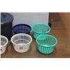 Image 2 : * (5) Plastic Baskets and (2) Garbage Cans