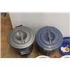 Image 5 : * (5) Plastic Baskets and (2) Garbage Cans