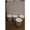 Image 1 : * (4) Mistral Plastic Garbage Cans with Lids